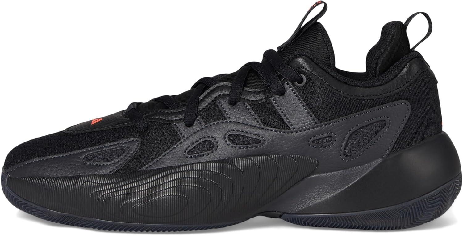imageadidas UnisexAdult Trae Unlimited 2 Basketball SneakerBlackCarbonSolar Red
