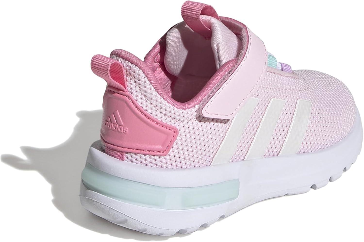 imageadidas UnisexChild Racer Tr23 Little Big Kid SneakerClear PinkZero MetallicBliss Pink