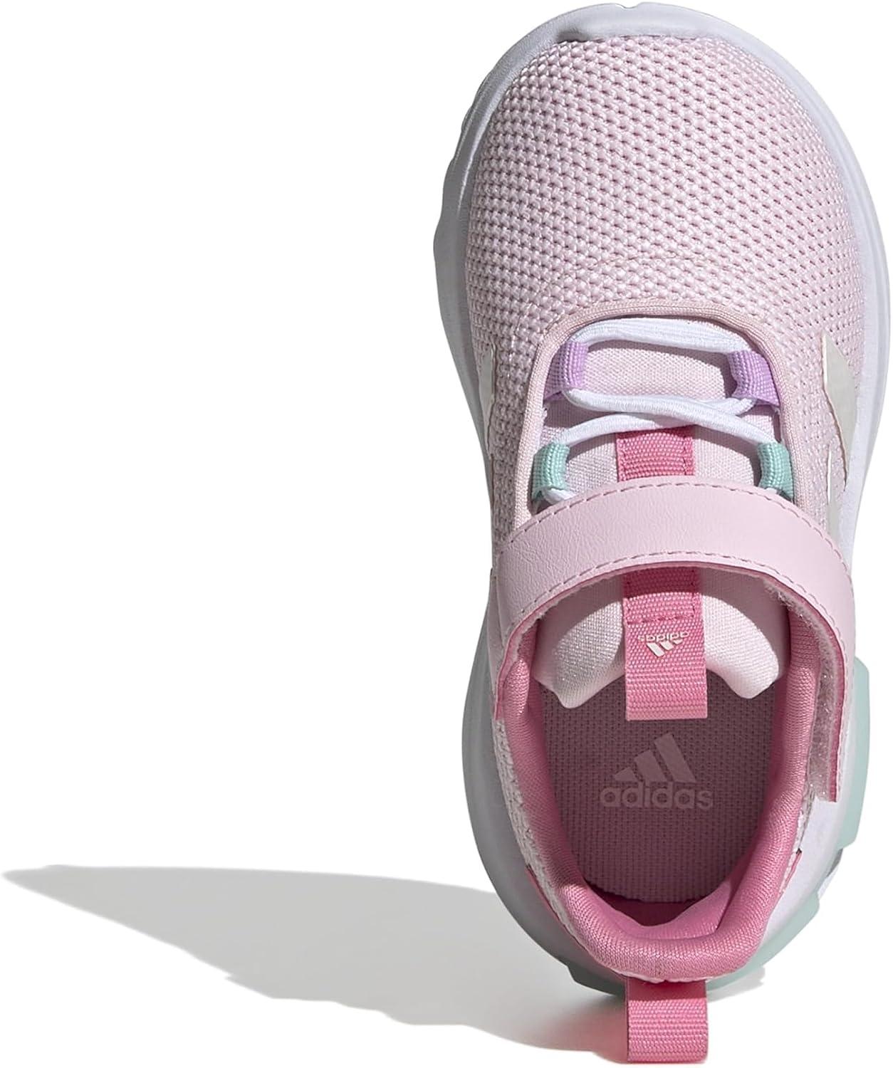 imageadidas UnisexChild Racer Tr23 Little Big Kid SneakerClear PinkZero MetallicBliss Pink