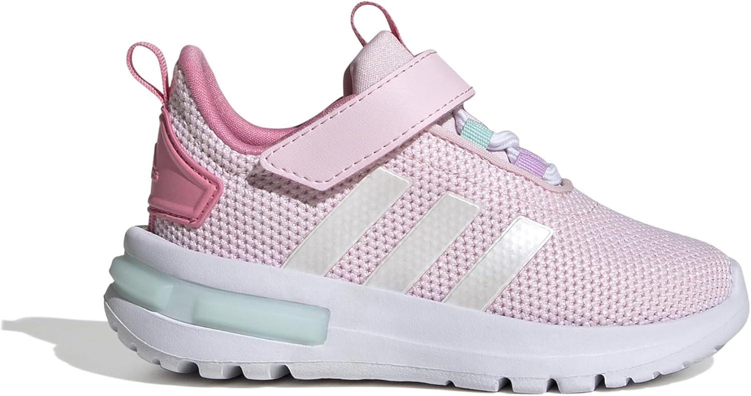 imageadidas UnisexChild Racer Tr23 Little Big Kid SneakerClear PinkZero MetallicBliss Pink