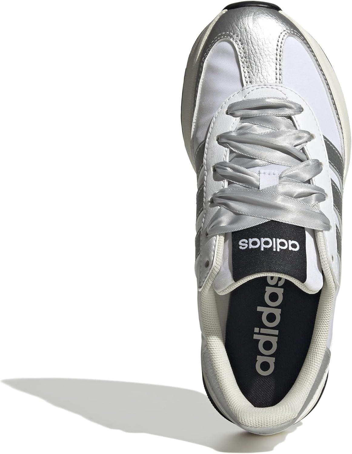 imageadidas UnisexChild Run 70s 20WhiteSilver MetallicOff White