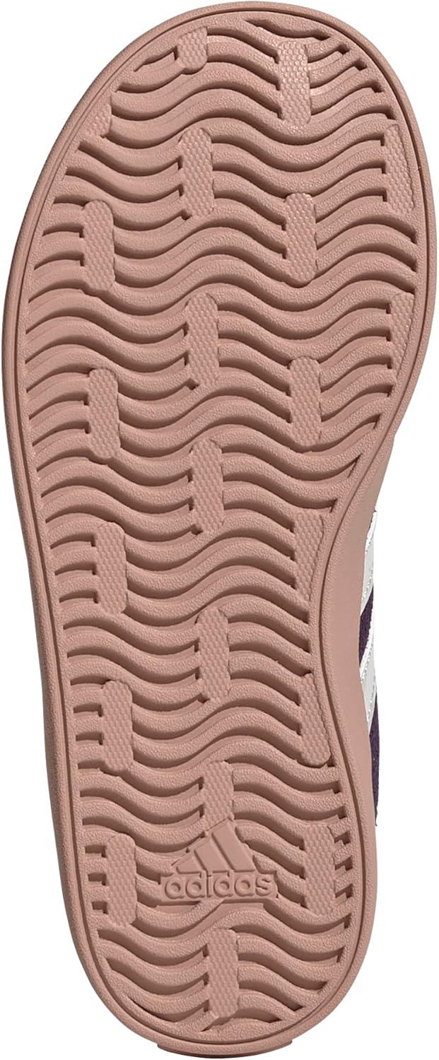 imageadidas UnisexChild Vl Court 30 Hook ampamp LoopAurora PlumZero MetallicPink Gum