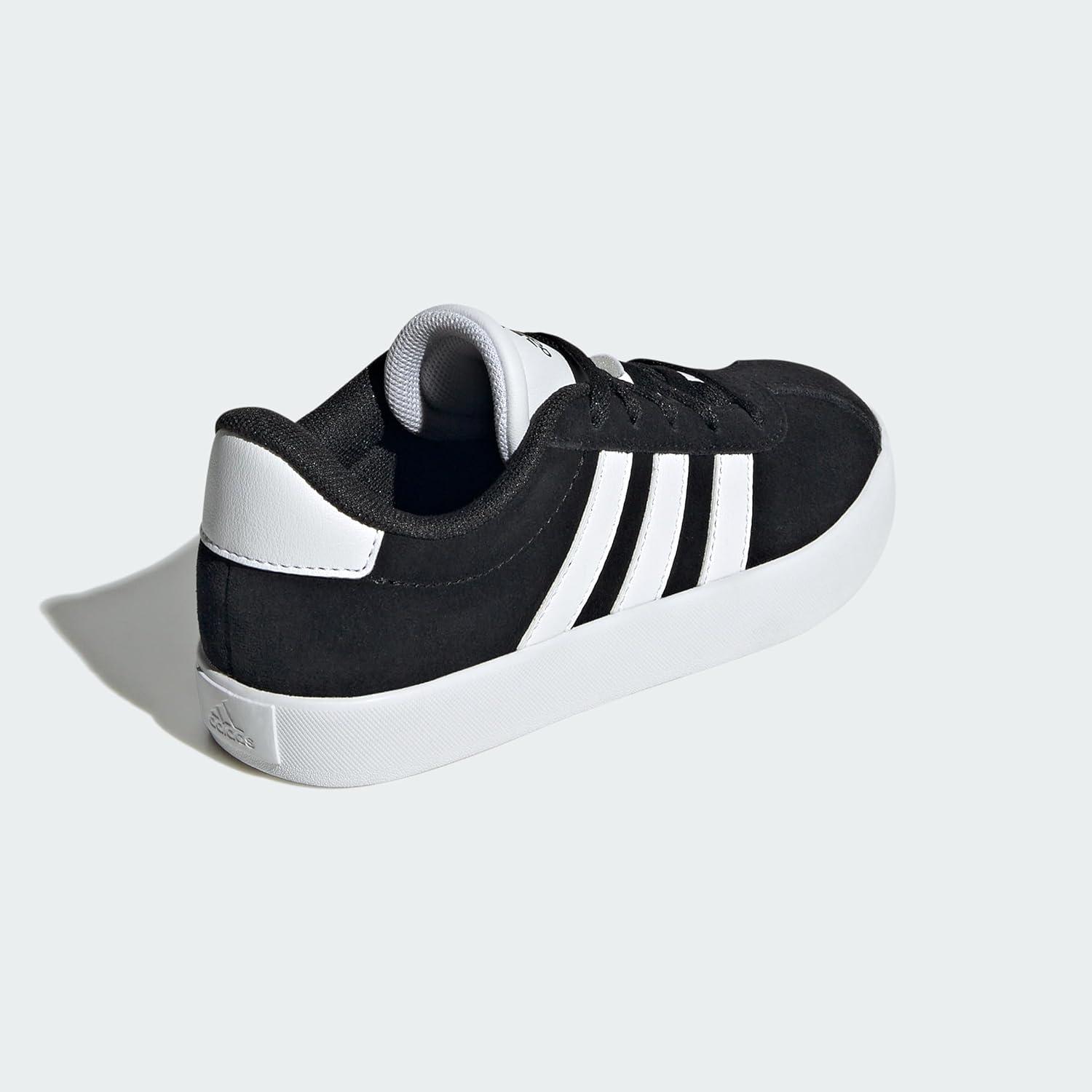 imageadidas UnisexChild Vl Court 30 Hook ampamp LoopBlackWhiteBlack