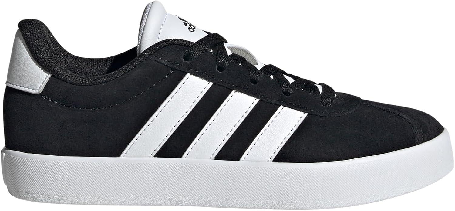 imageadidas UnisexChild Vl Court 30 Hook ampamp LoopBlackWhiteBlack