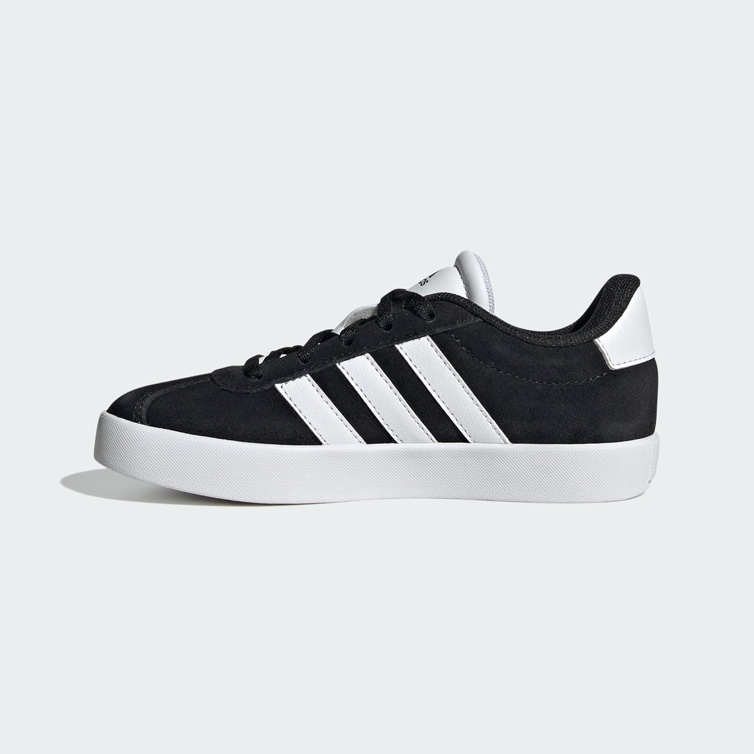imageadidas UnisexChild Vl Court 30 Hook ampamp LoopBlackWhiteBlack