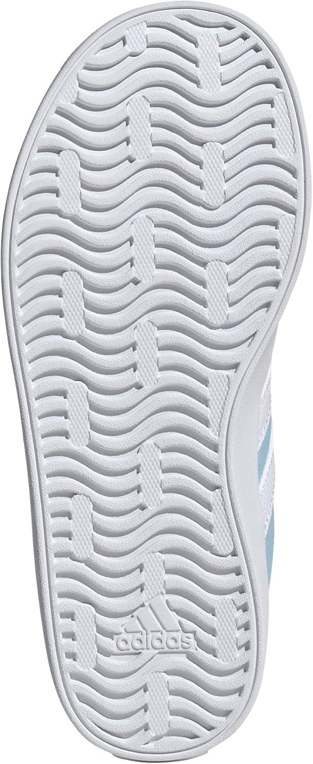 imageadidas UnisexChild Vl Court 30 Hook ampamp LoopClear SkyWhiteYellow