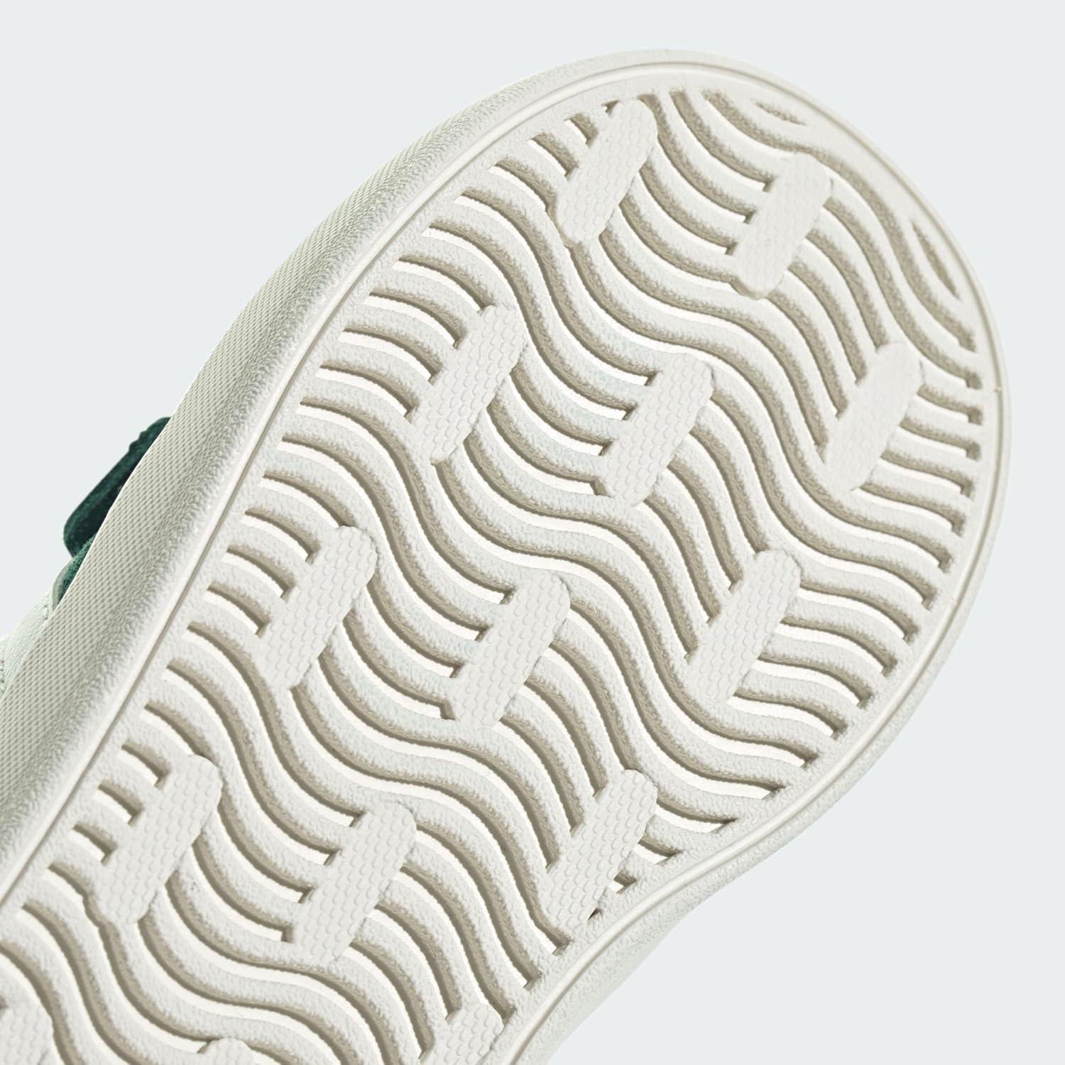 imageadidas UnisexChild Vl Court 30 Hook ampamp LoopGreen Off White Gold Metallic