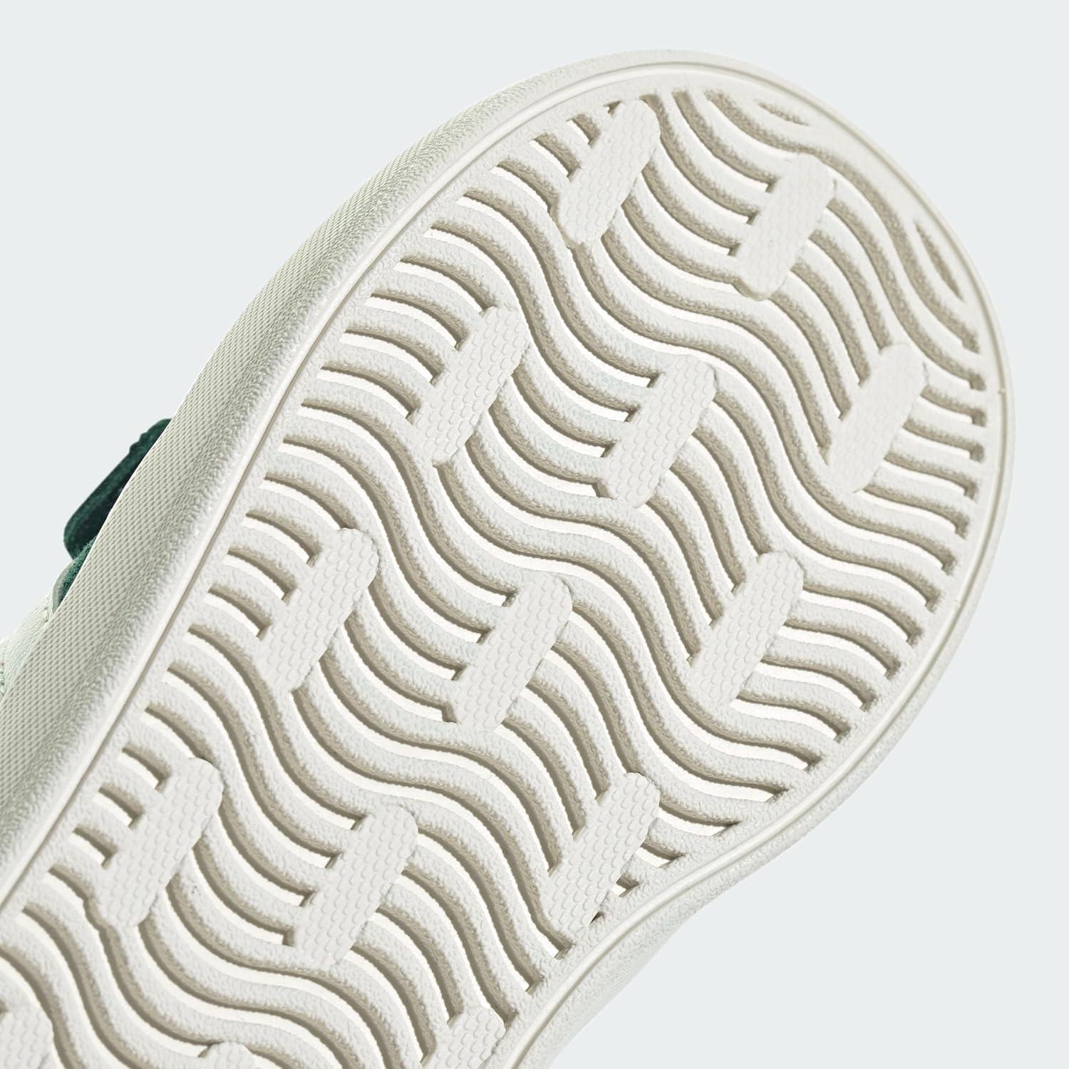 imageadidas UnisexChild Vl Court 30 Hook ampamp LoopGreen Off White Gold Metallic