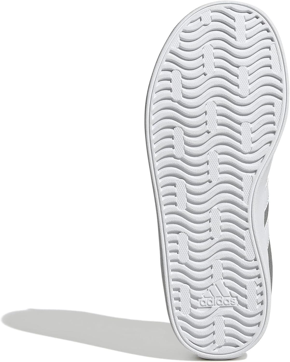 imageadidas UnisexChild Vl Court 30 Hook ampamp LoopGreyWhiteGrey