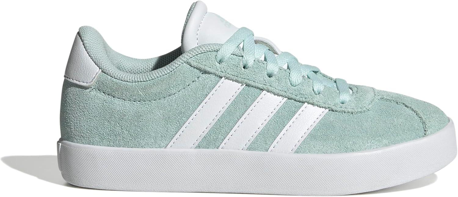 imageadidas UnisexChild Vl Court 30 Hook ampamp LoopHalo Mint Ftwr White Core Black