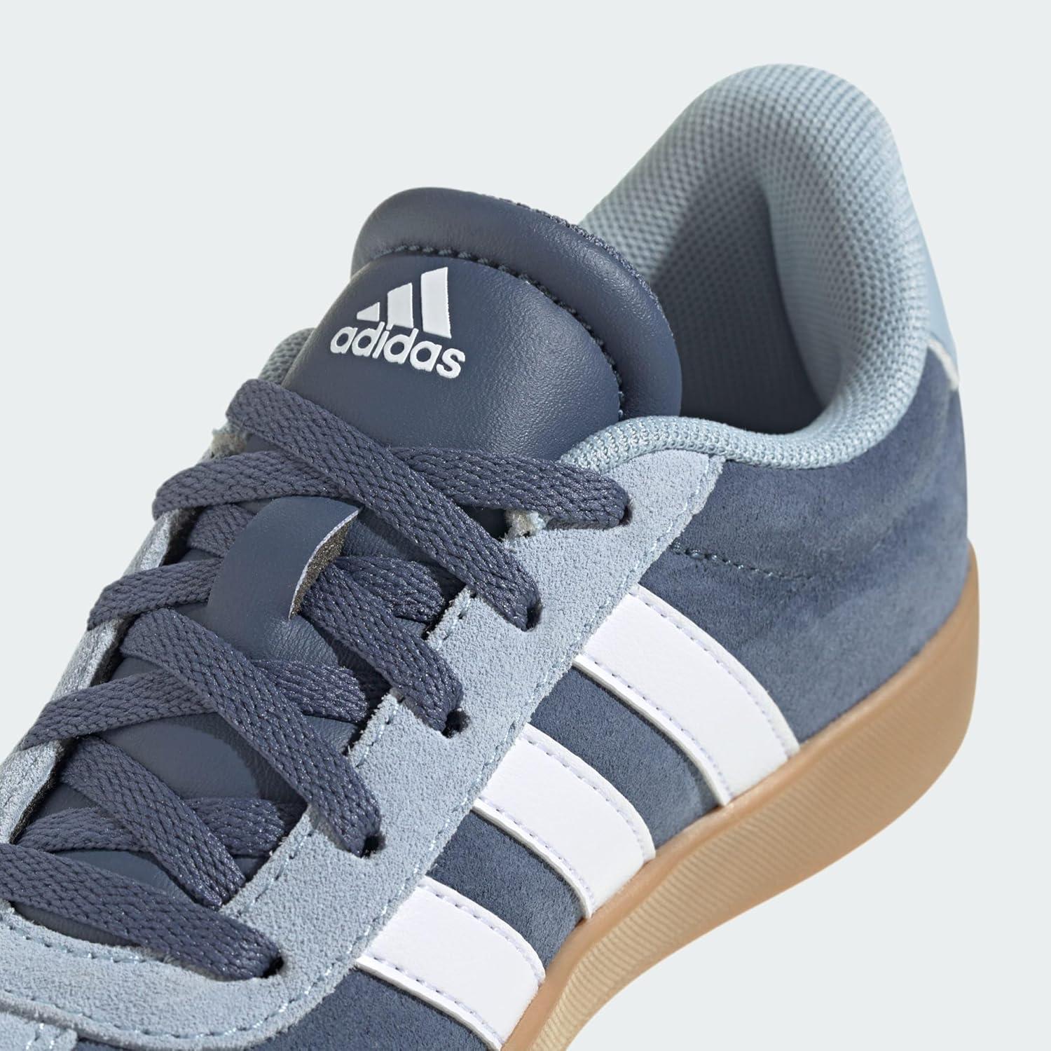 imageadidas UnisexChild Vl Court 30 Hook ampamp LoopPreloved Ink Cloud White Wonder Blue