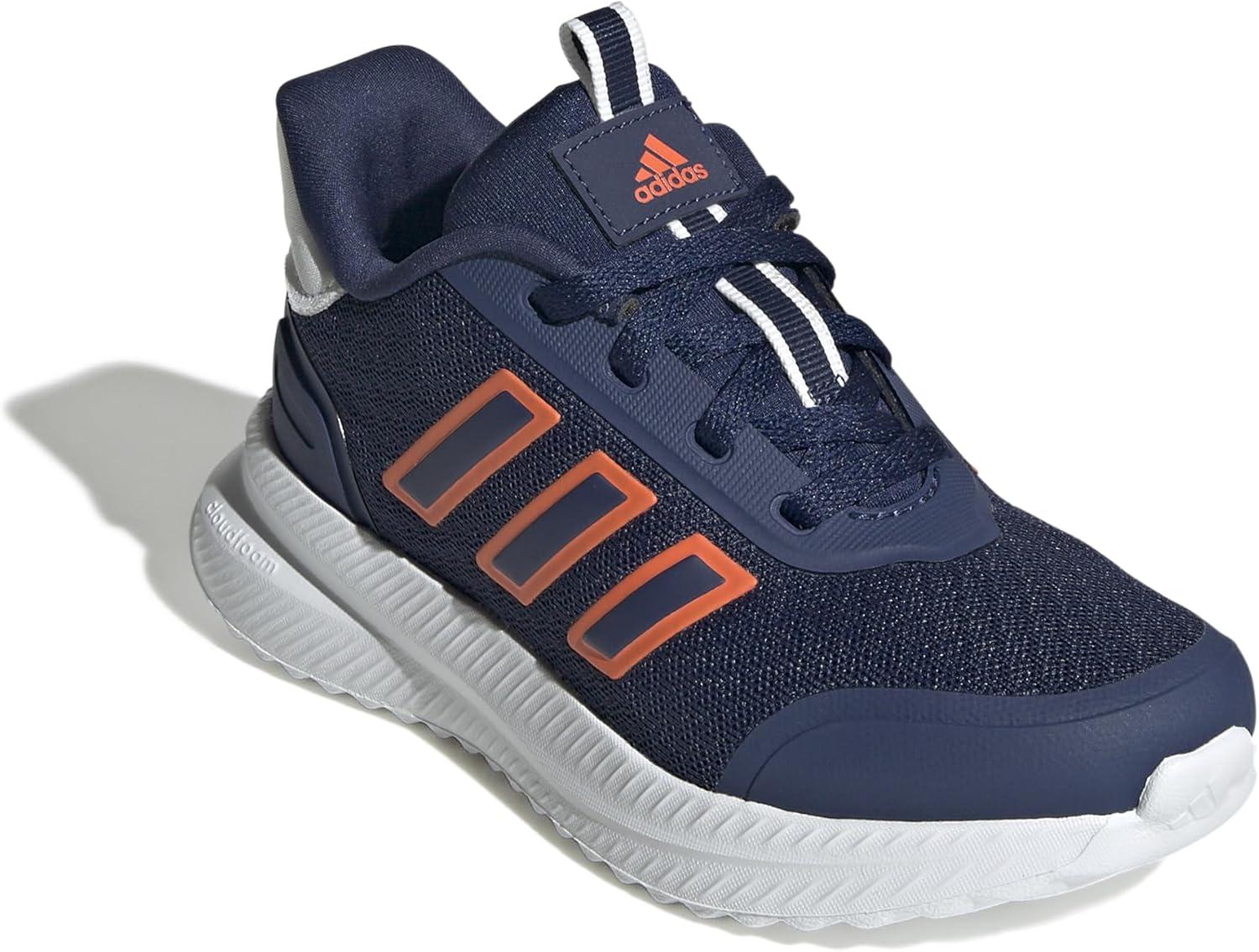 imageadidas UnisexChild XPLR Shoes Little KidDark BlueSemi Impact OrangeWhite