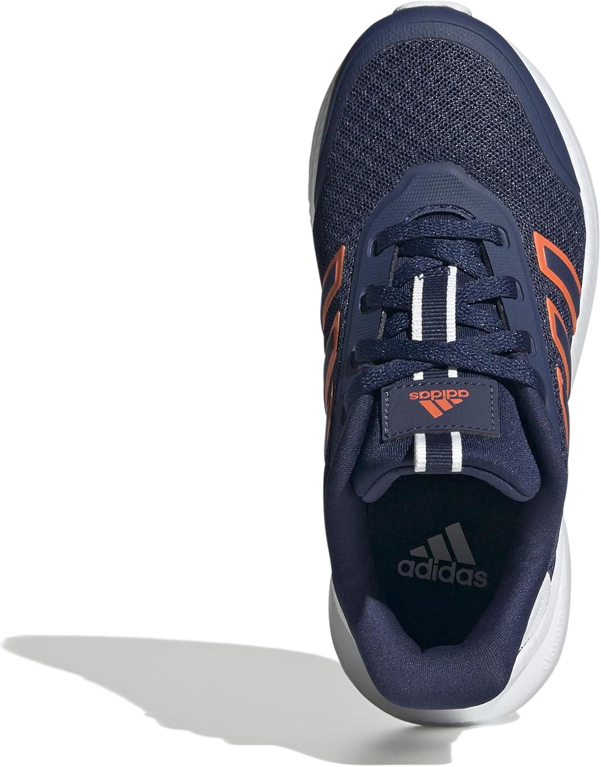 imageadidas UnisexChild XPLR Shoes Little KidDark BlueSemi Impact OrangeWhite