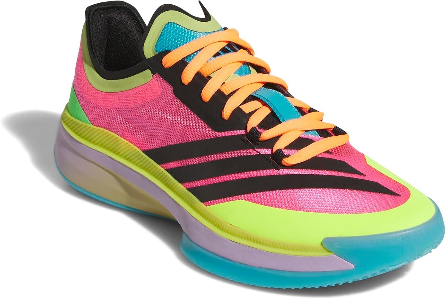 imageadidas Womens Adizero Select 20 BasketballLucid PinkPowder PlumPreloved Lime