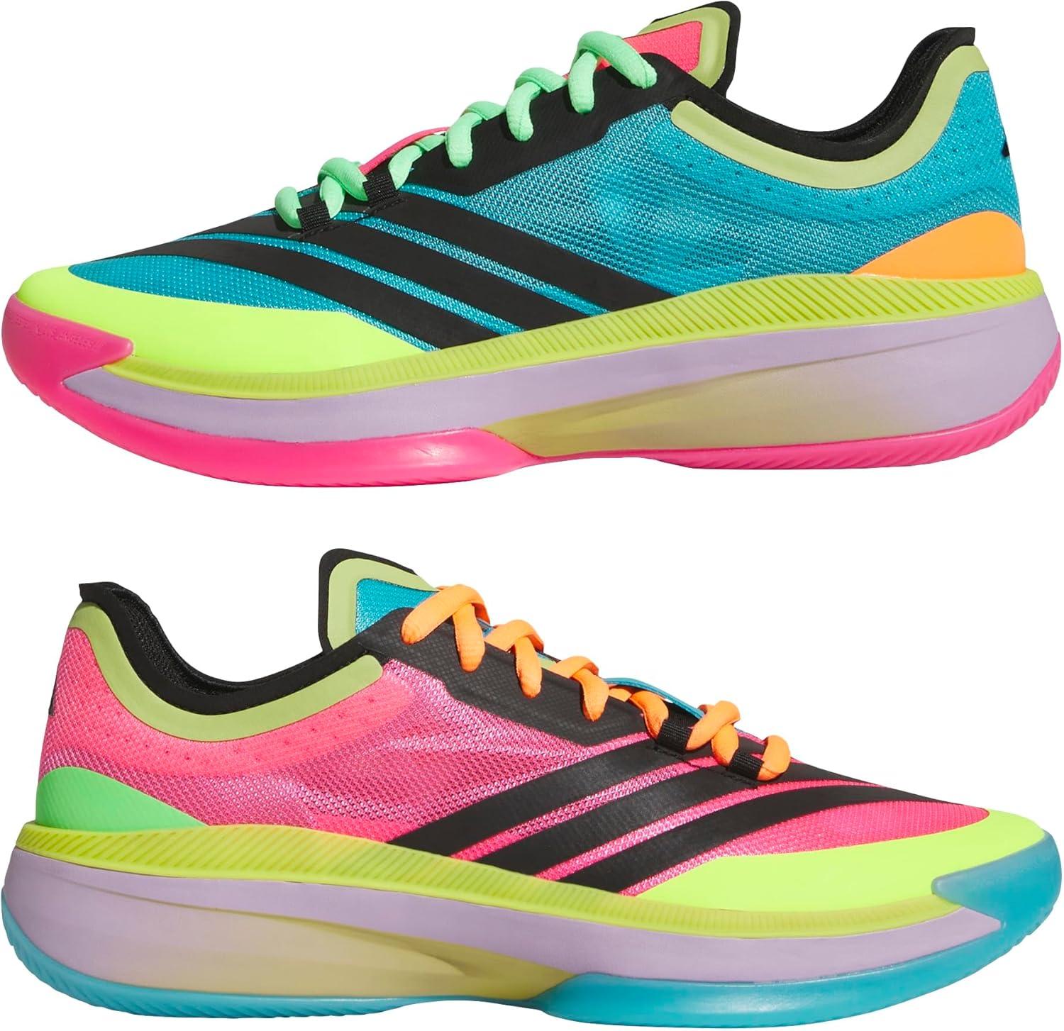 imageadidas Womens Adizero Select 20 BasketballLucid PinkPowder PlumPreloved Lime