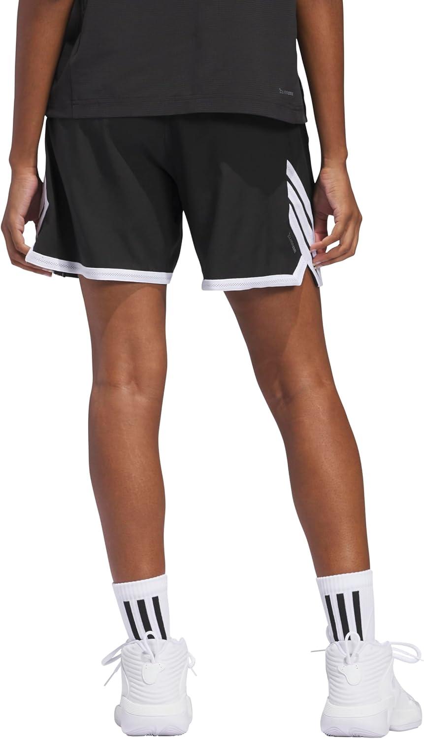 imageadidas Womens Crazylite Basketball ShortsBlackWhite
