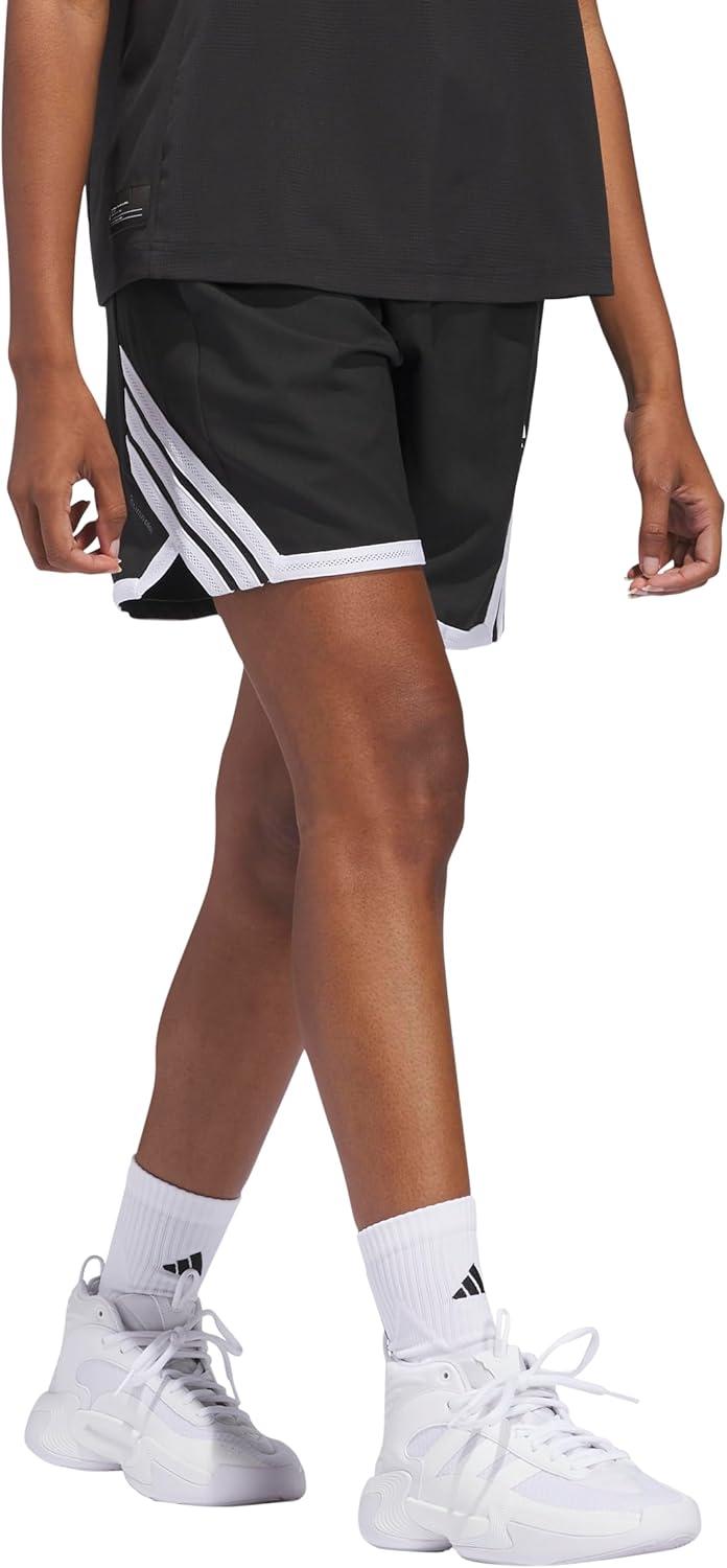 imageadidas Womens Crazylite Basketball ShortsBlackWhite