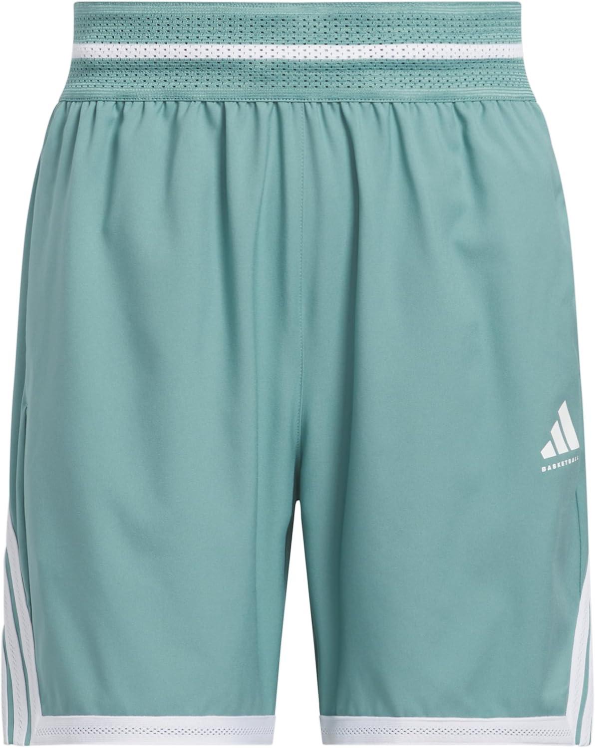 imageadidas Womens Crazylite Basketball ShortsPowder TealWhite