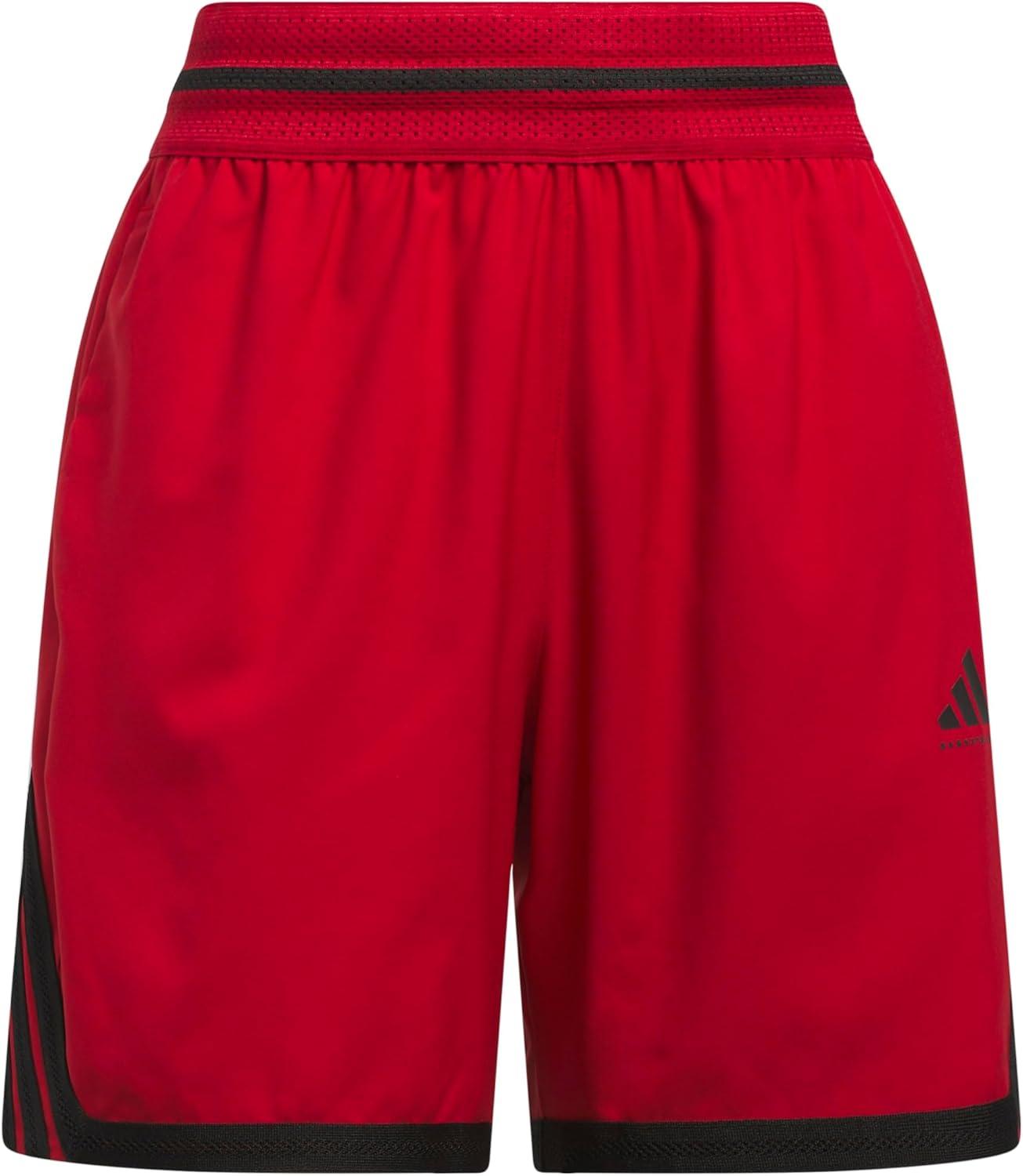 imageadidas Womens Crazylite Basketball ShortsTeam Power RedBlack