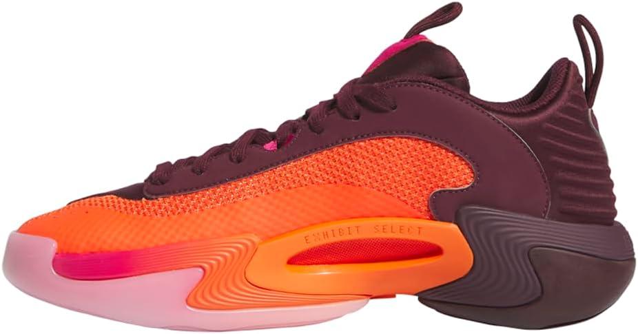 imageadidas Womens Exhibit Select 20 Basketball SneakerMaroonSemi Impact OrangeSupplier Colour