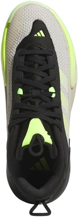 imageadidas Womens Exhibit Select 20 Basketball SneakerPutty GreyBlackLucid Lemon