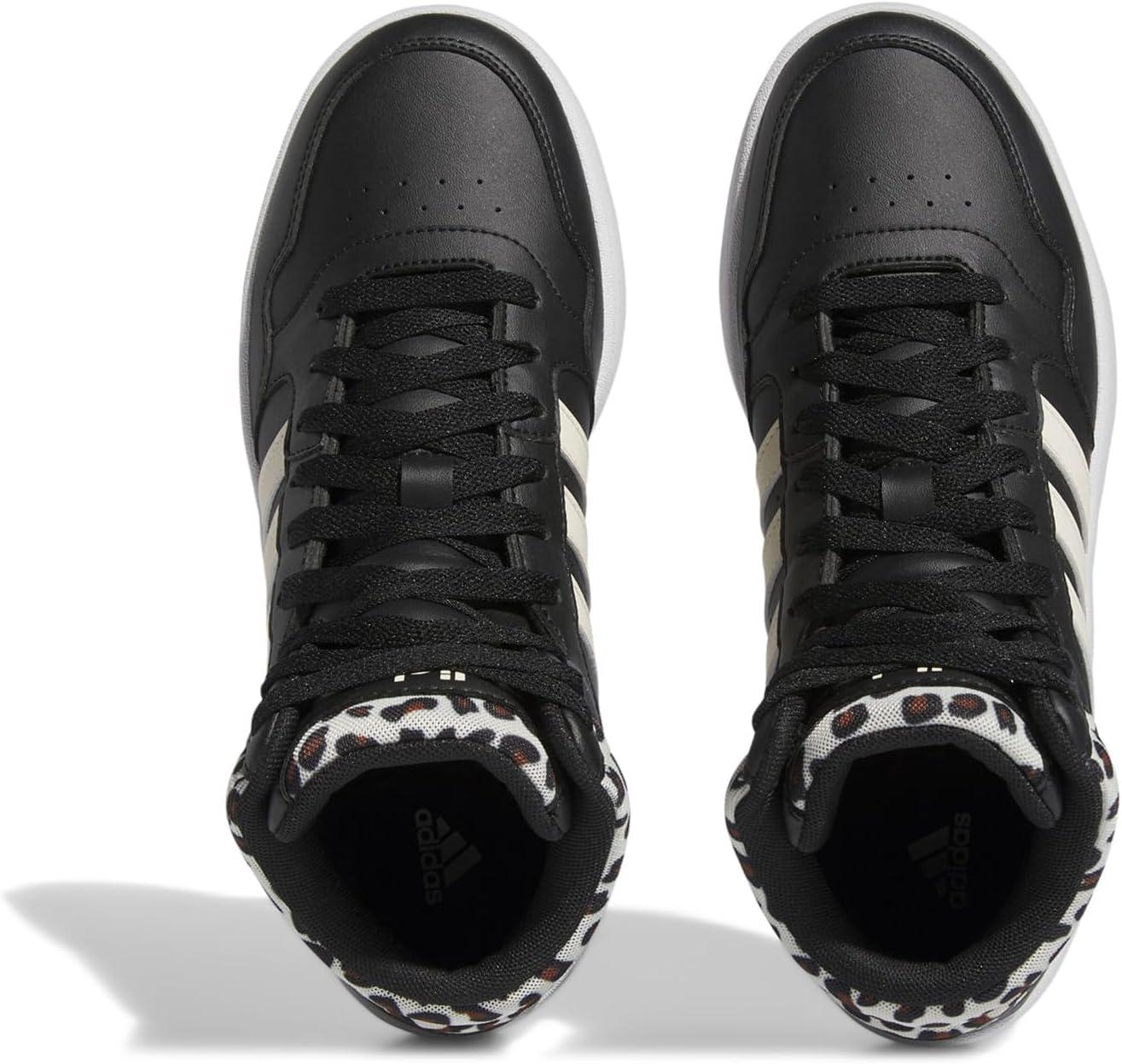 imageadidas Womens Hoops 3 ShoesBlackCream WhiteWhite