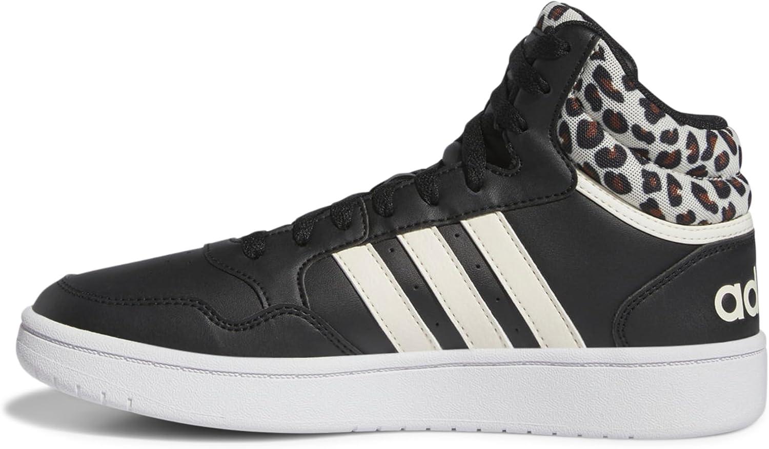 imageadidas Womens Hoops 3 ShoesBlackCream WhiteWhite