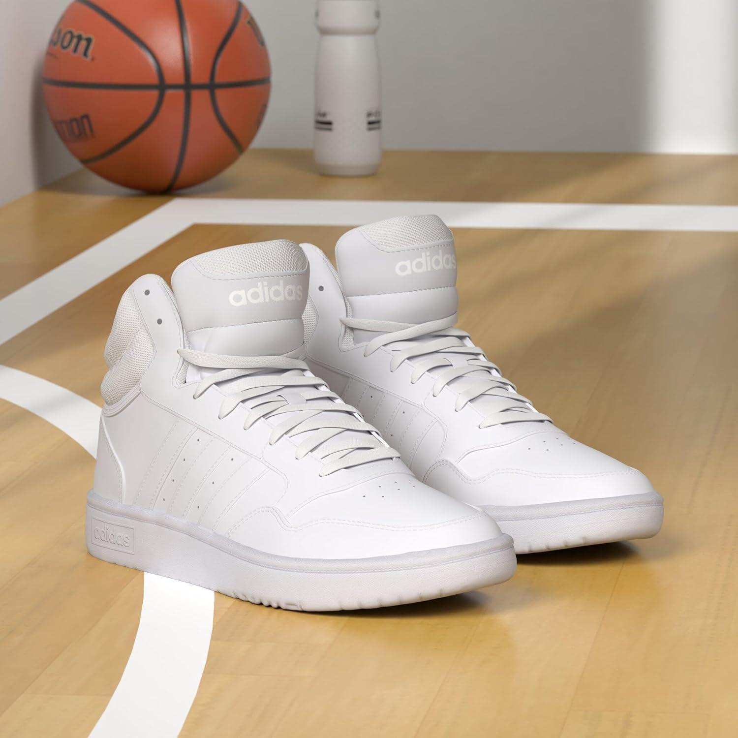 imageadidas Womens Hoops 3 ShoesWhiteWhiteDash Grey