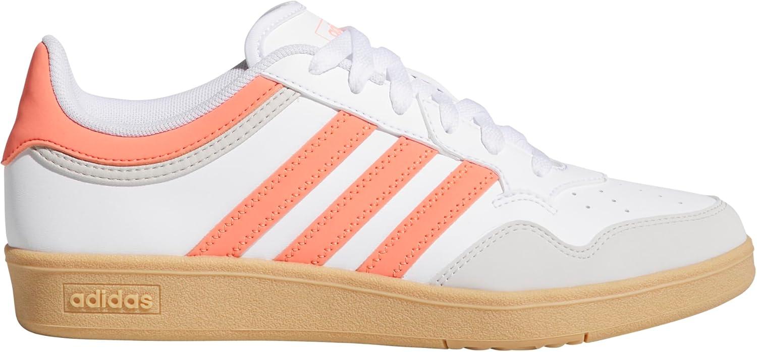 imageadidas Womens Hoops 40 Basketball SneakerWhiteCoral FusionGum