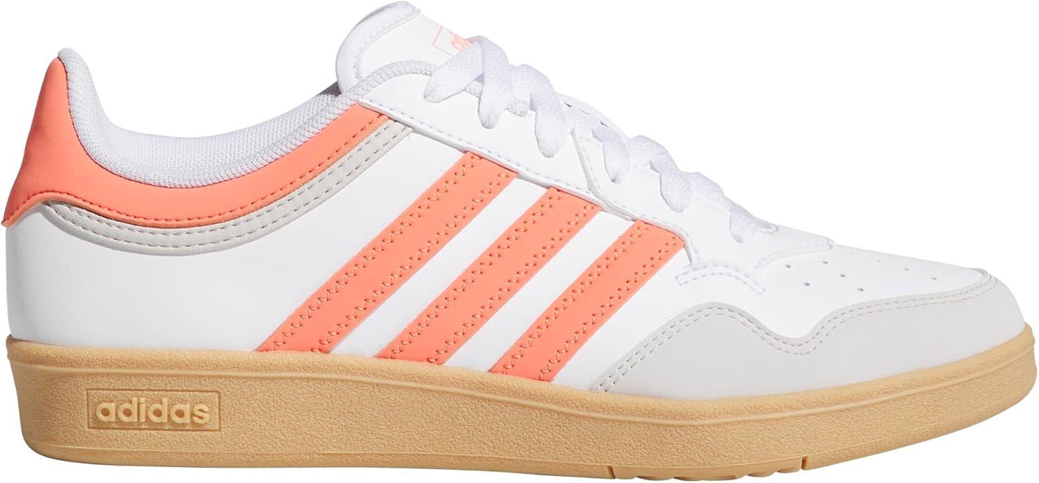 imageadidas Womens Hoops 40 Basketball SneakerWhiteCoral FusionGum