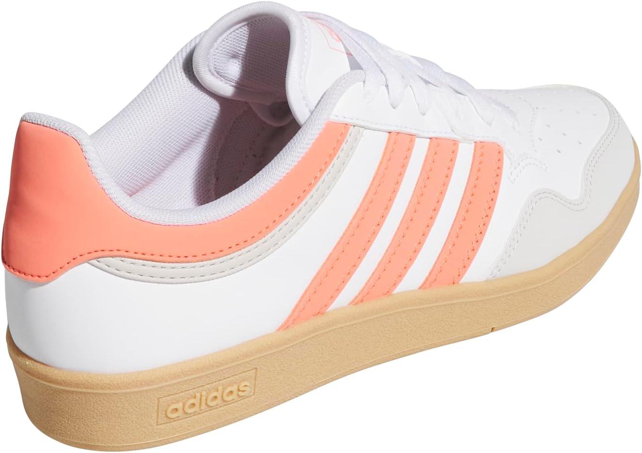 imageadidas Womens Hoops 40 Basketball SneakerWhiteCoral FusionGum