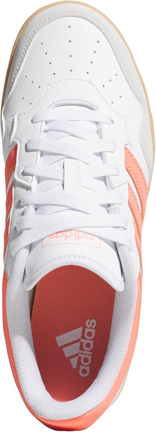 imageadidas Womens Hoops 40 Basketball SneakerWhiteCoral FusionGum