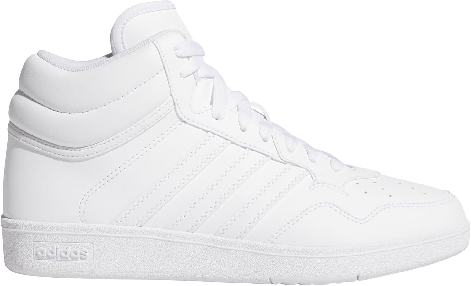 imageadidas Womens Hoops 40 Mid Top Basketball SneakerWhiteWhiteBlack