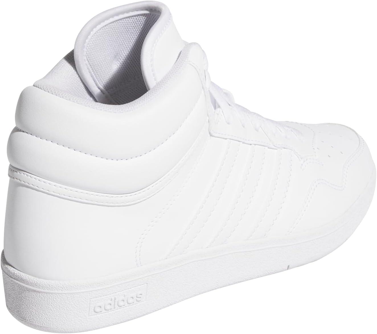 imageadidas Womens Hoops 40 Mid Top Basketball SneakerWhiteWhiteBlack
