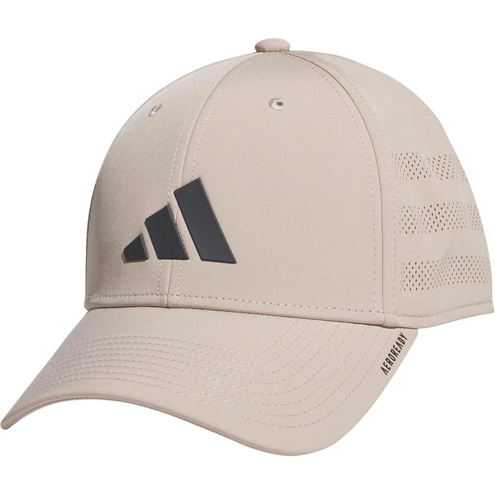 imageAdidas Mens Gameday Hat  Athletic Baseball Cap Stretch FitWonder BeigeGrey Six40