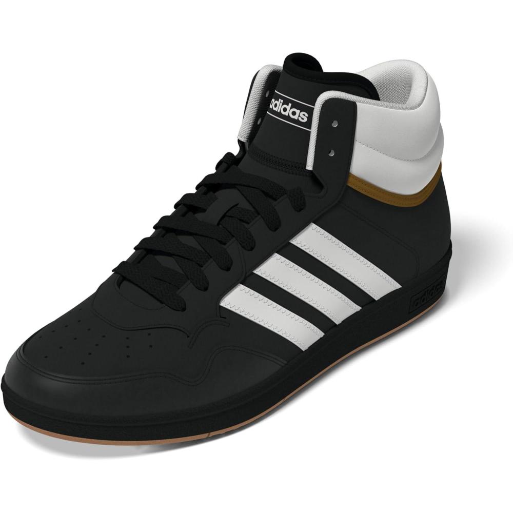 imageAdidas UnisexAdult Hoops 40 Mid Top SneakerBlackWhiteBronze Strata