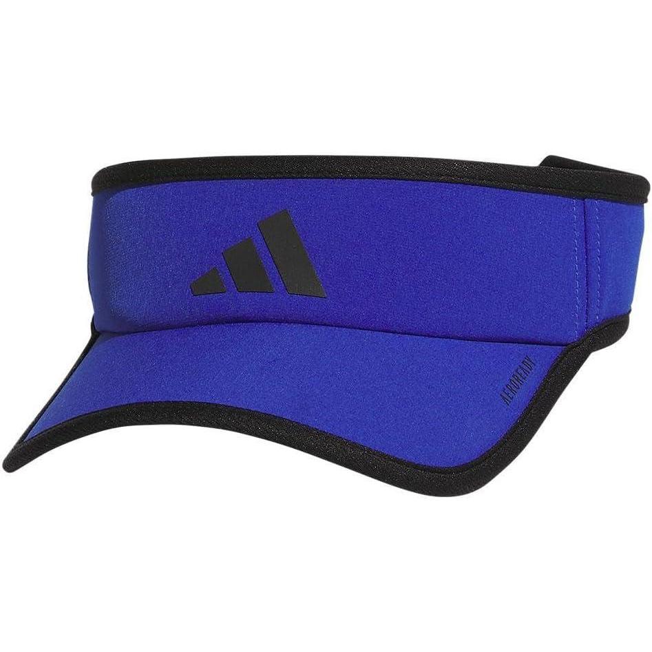 imageAdidas UnisexAdult Superlite Visor  Lightweight Athletic Sport Hat for WorkoutsSemi Lucid BlueBlack
