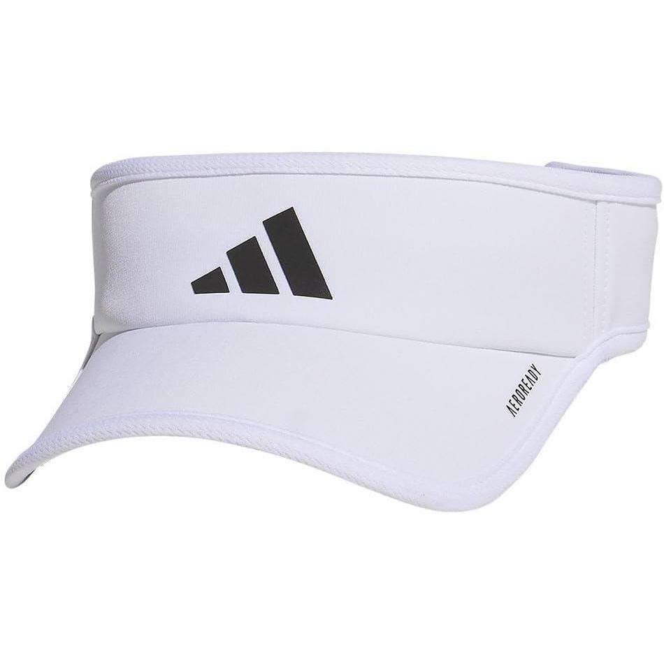 imageAdidas UnisexAdult Superlite Visor  Lightweight Athletic Sport Hat for WorkoutsWhiteBlack