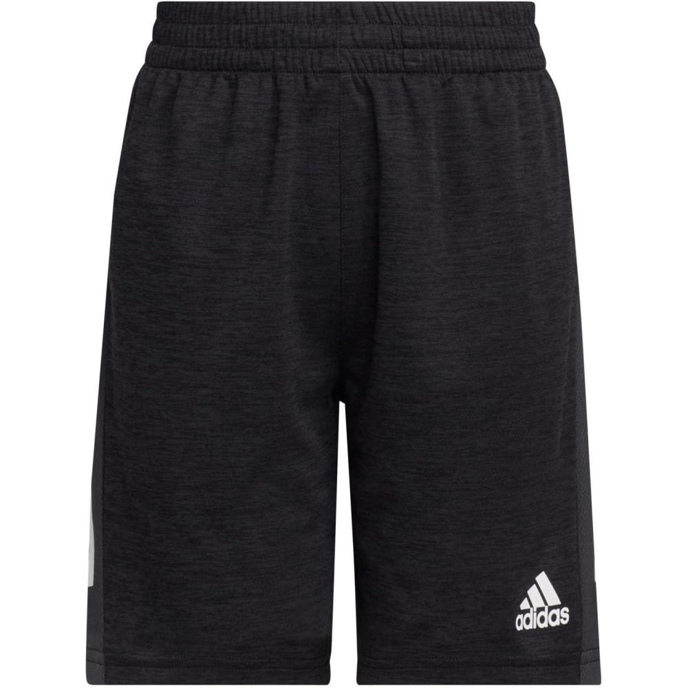imageadidas Boys Active Mesh Short DiscBlack Heather D2m