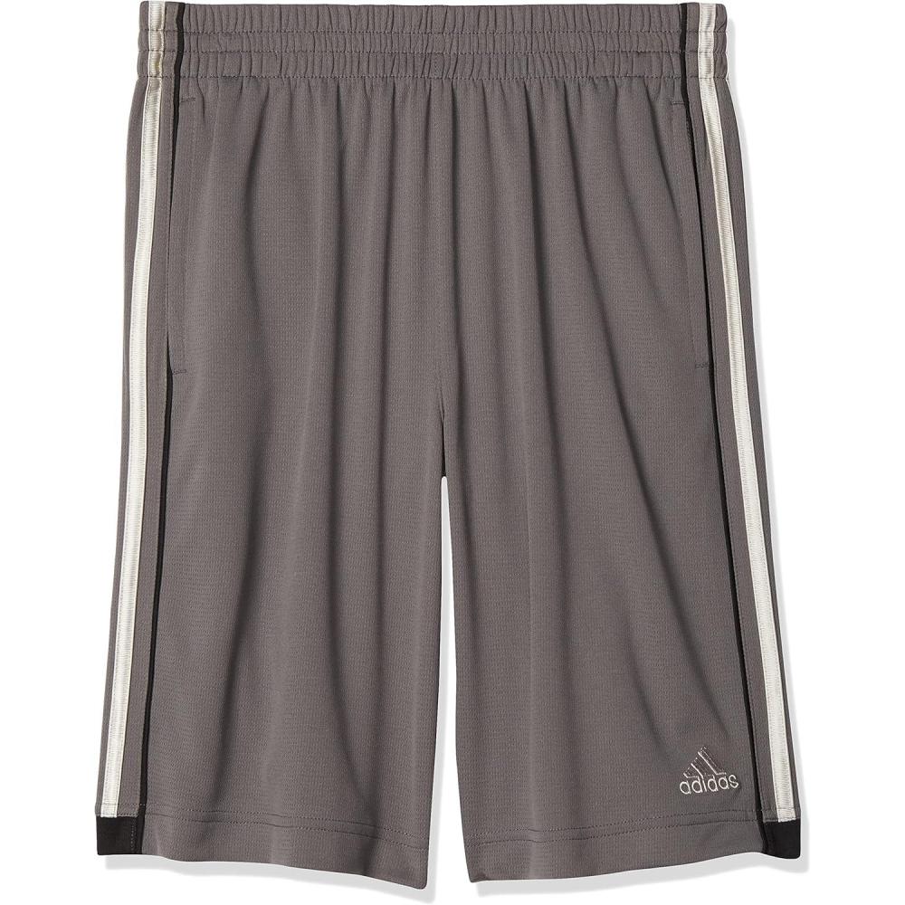 imageadidas Boys Active Mesh Short DiscSpeed 18 Grey Five