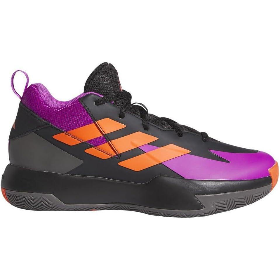 imageadidas Boys Cross Em Up Select ShoesCore BlackPurple BurstImpact Orange Ig6639