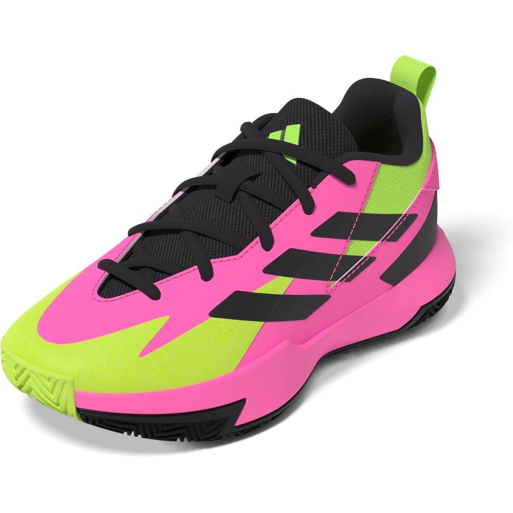 imageadidas Boys Cross Em Up Select ShoesLucid PinkAurora BlackLucid Lemon