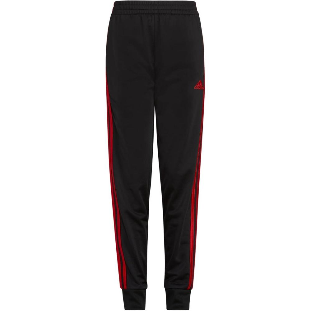 imageadidas Boys Iconic Tricot Jogger Training PantsBlack Red Core