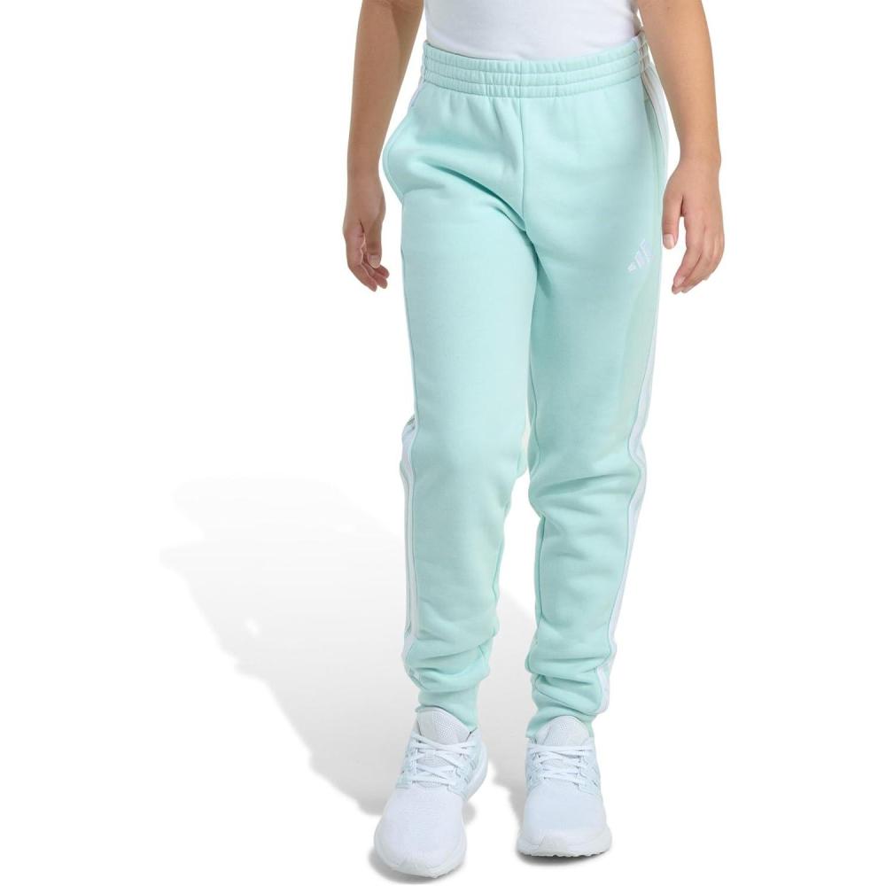 imageadidas Girls Fleece 3Stripe JoggerHalo Mint