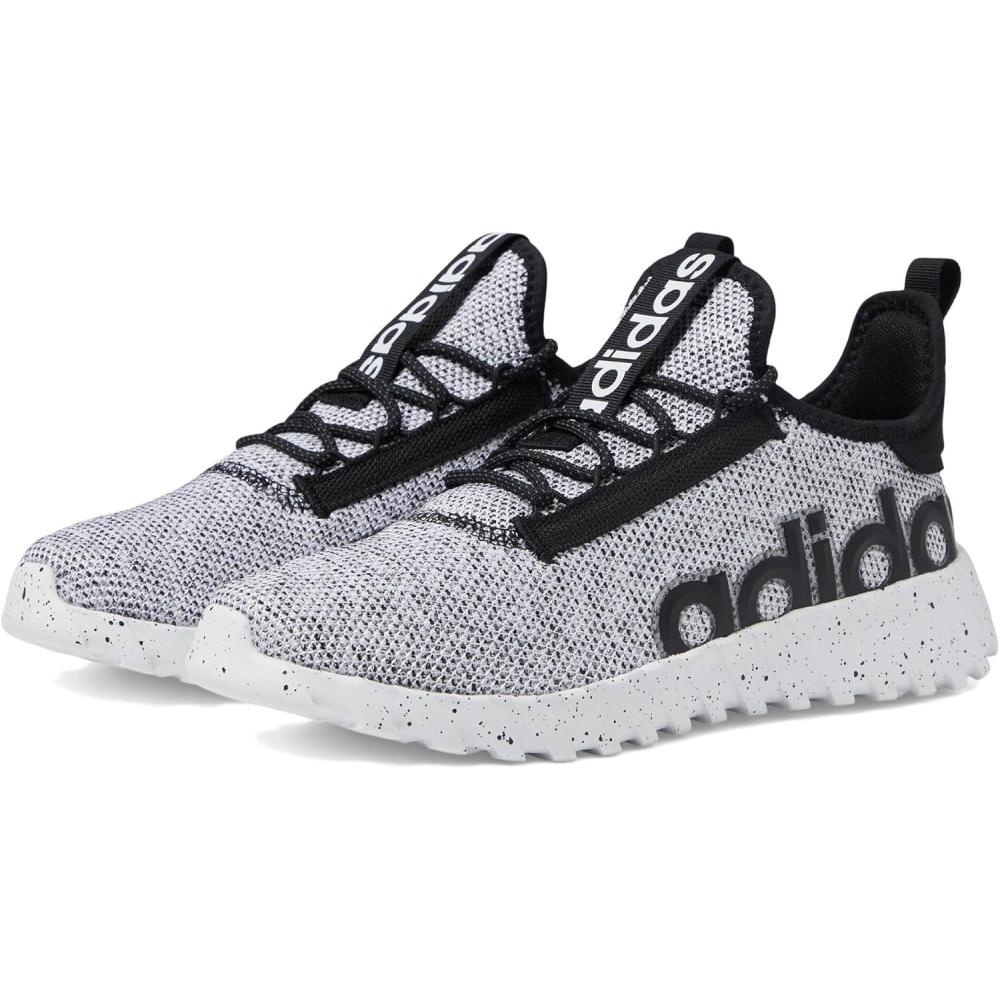 imageadidas Kids Boys Kaptir 30 Lace Up Sneakers Shoes Casual BlackWhiteBlackWhite