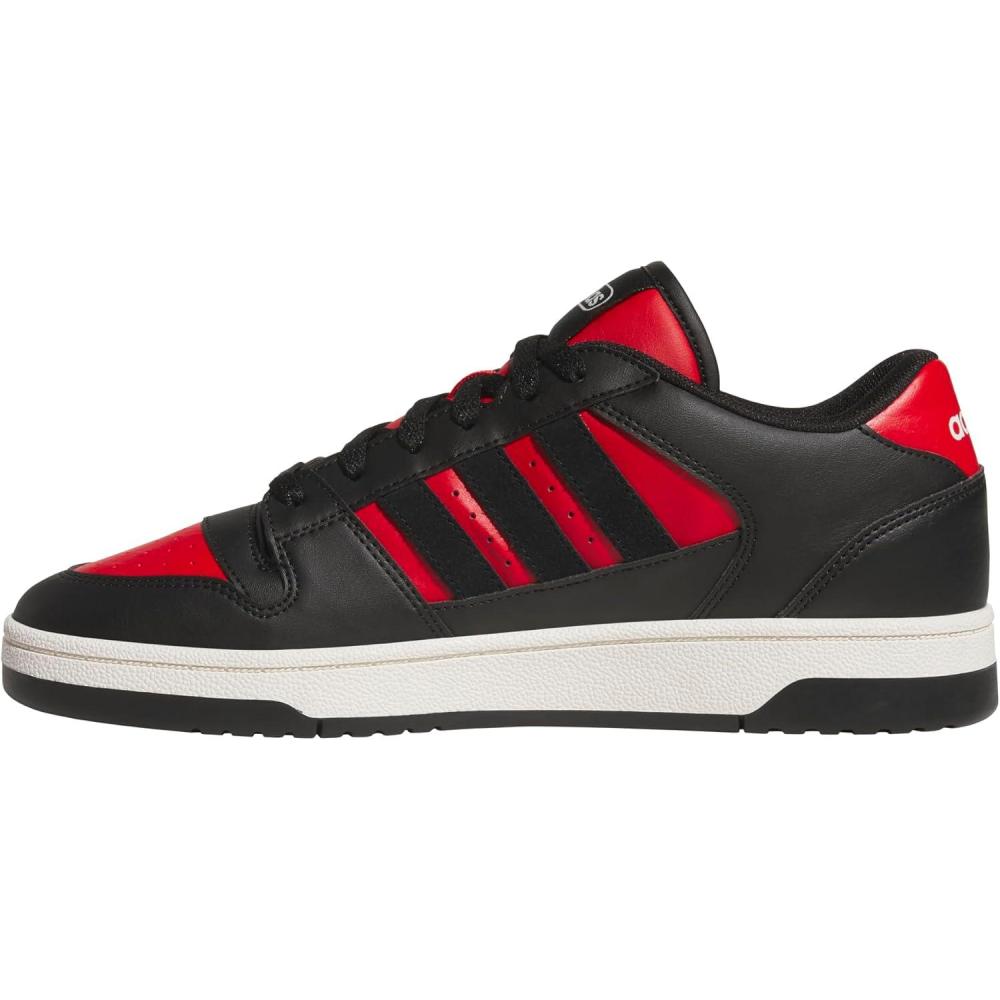 imageadidas Mens Break Start ShoesCollegiate RedBlackWhite