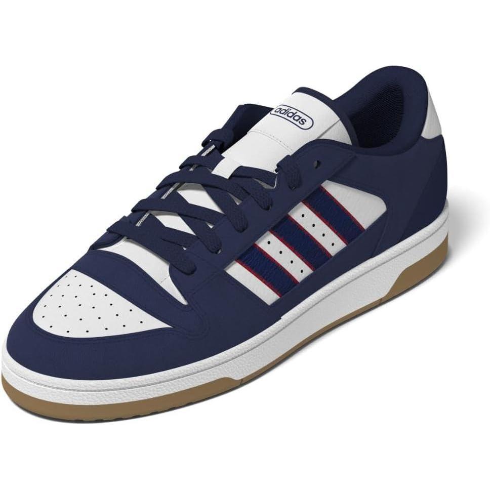 imageadidas Mens Break Start ShoesDark BlueWhiteBetter Scarlet
