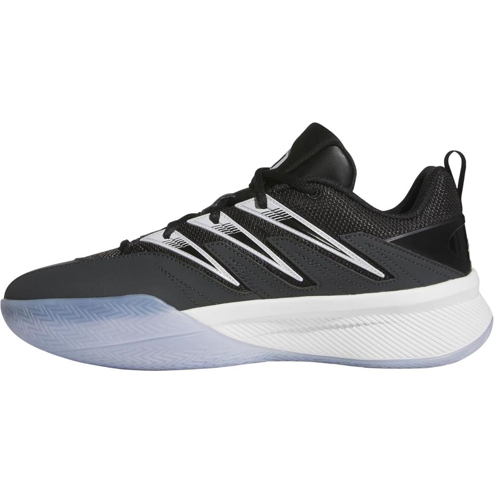 imageadidas Mens Dame Certified 3 Basketball ShoesBlackClear GreyCarbon