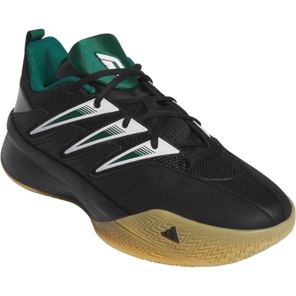 imageadidas Mens Dame Certified 3 Basketball ShoesCollegiate GreenBlackWhite