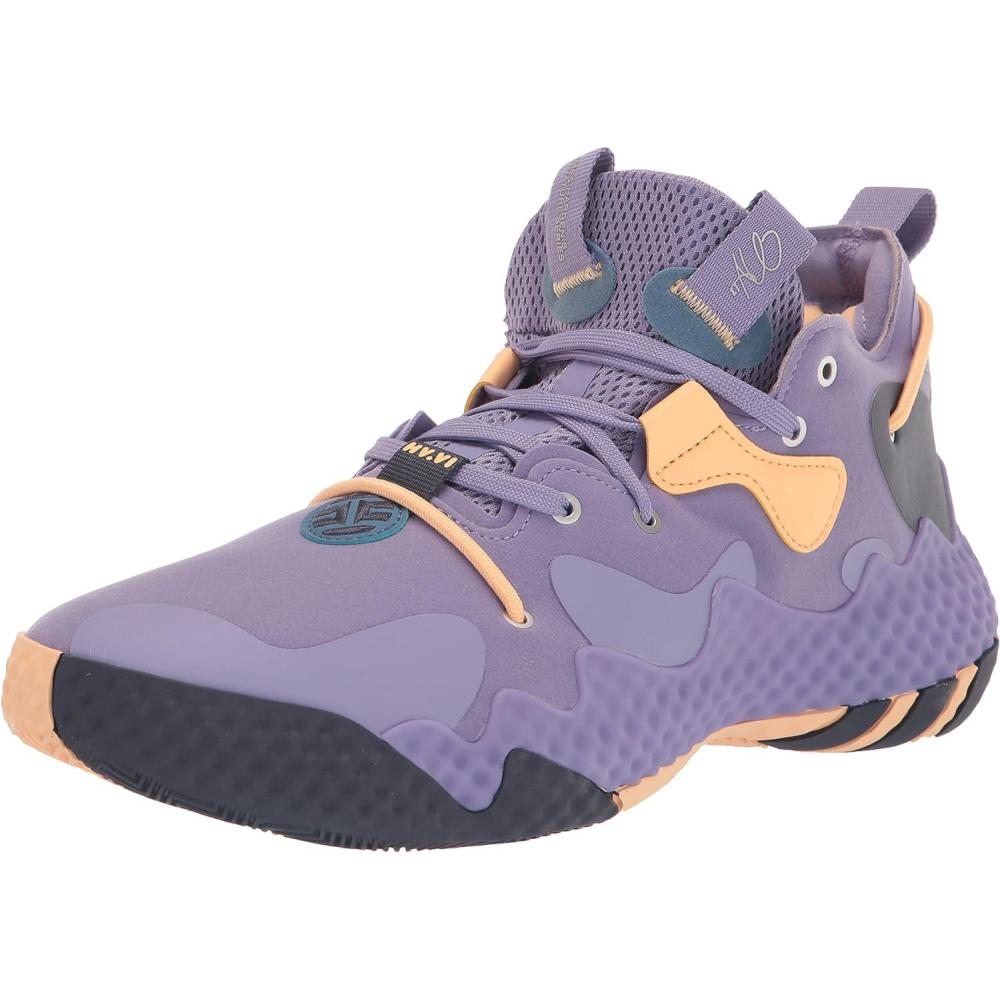imageadidas Mens Harden Vol 6 ShoesMagic LilacMatte SilverPulse Amber